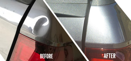 Car Demt Repair - Before & After